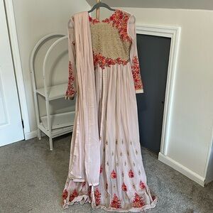 3 Pc blush Pink lehenga